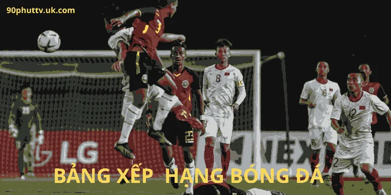 Bảng xếp hạng bóng đá tại 90phut tv